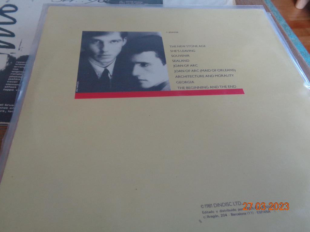 Orchestral Manoeuvres In The Dark – Architecture & Morality, 1980 - 1989, Ophalen of Verzenden, Zo goed als nieuw, Inclusief binnenhoes
