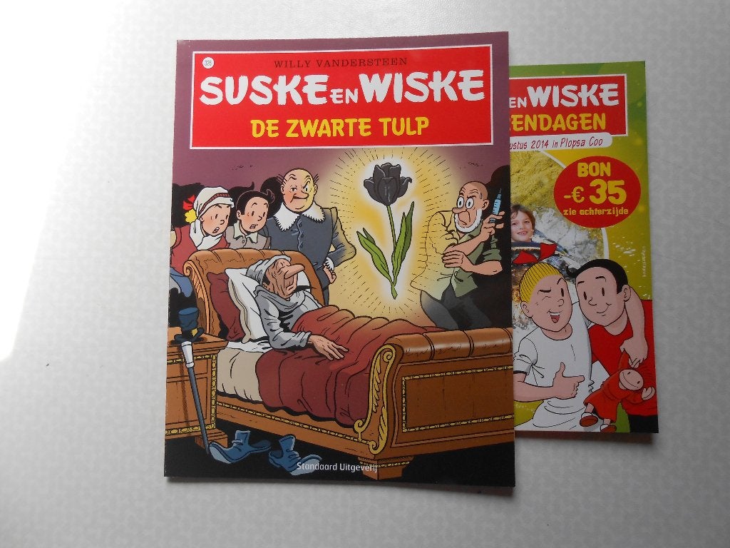 suske en wiske 326 De zwarte tulp 2014 1 ste druk. Met bijla, Boeken, Willy Vandersteen, Eén stripboek, Nieuw, Ophalen of Verzenden
