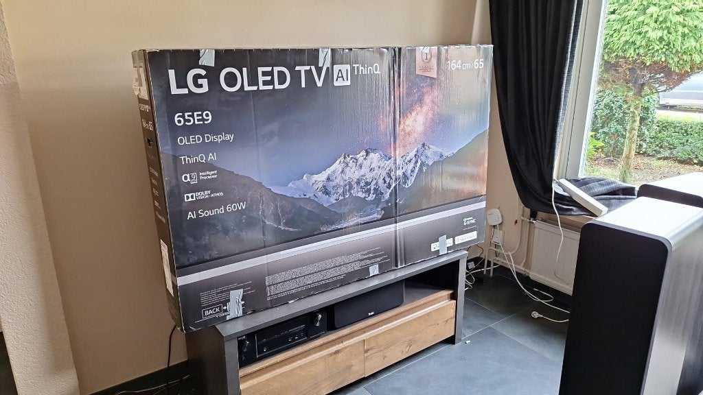 Tv meubel, Huis en Inrichting, Kasten | Televisiemeubels, Gebruikt, 100 tot 150 cm, Ophalen of Verzenden, Minder dan 100 cm