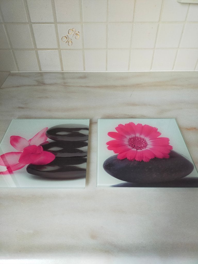 Schilderij Bloemen Roze, Ophalen, Minder dan 50 cm, Zo goed als nieuw, Schilderij