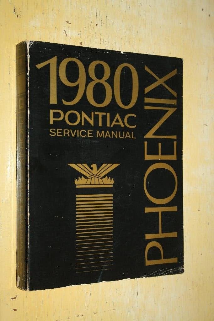 1980 Pontiac Phoenix Service Manual General Motors GM, Ophalen of Verzenden