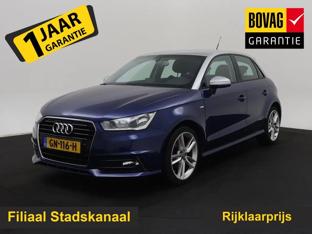 Audi A1 Sportback 1.0 TFSI Sport, Keurmerk '100% Onderhouden', 12 maanden, Euro 6, 95 pk