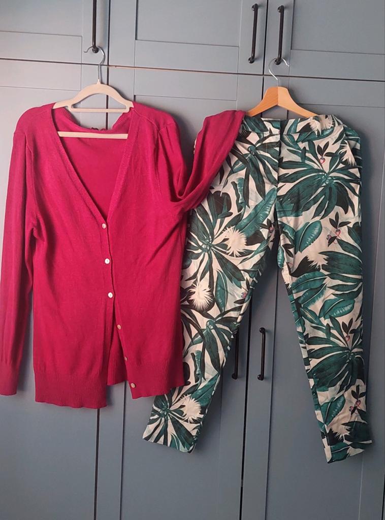 Broek met nieuw  vestje mt L, Verzenden, Nieuw, Maat 38/40 (M), Lang
