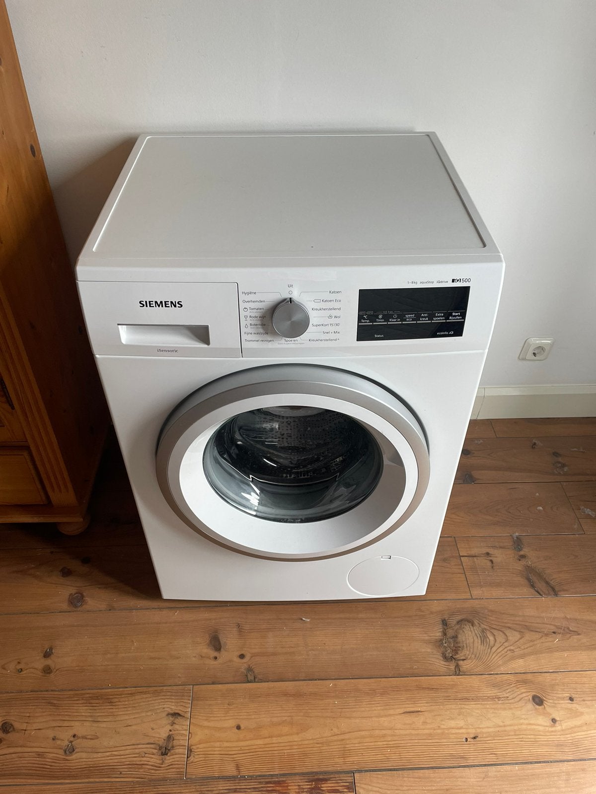 Wasmachine siemens IQ500, Gebruikt, Ophalen of Verzenden, 85 tot 90 cm, 1200 tot 1600 toeren