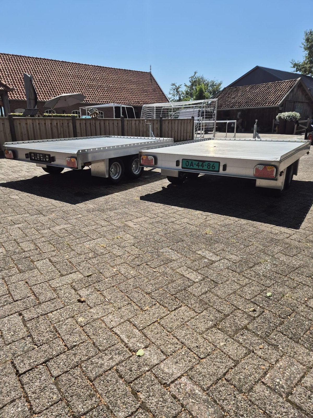 Aanhanger aggregaat aanhanger aluminium aanhanger trailer, Ophalen, Nieuw
