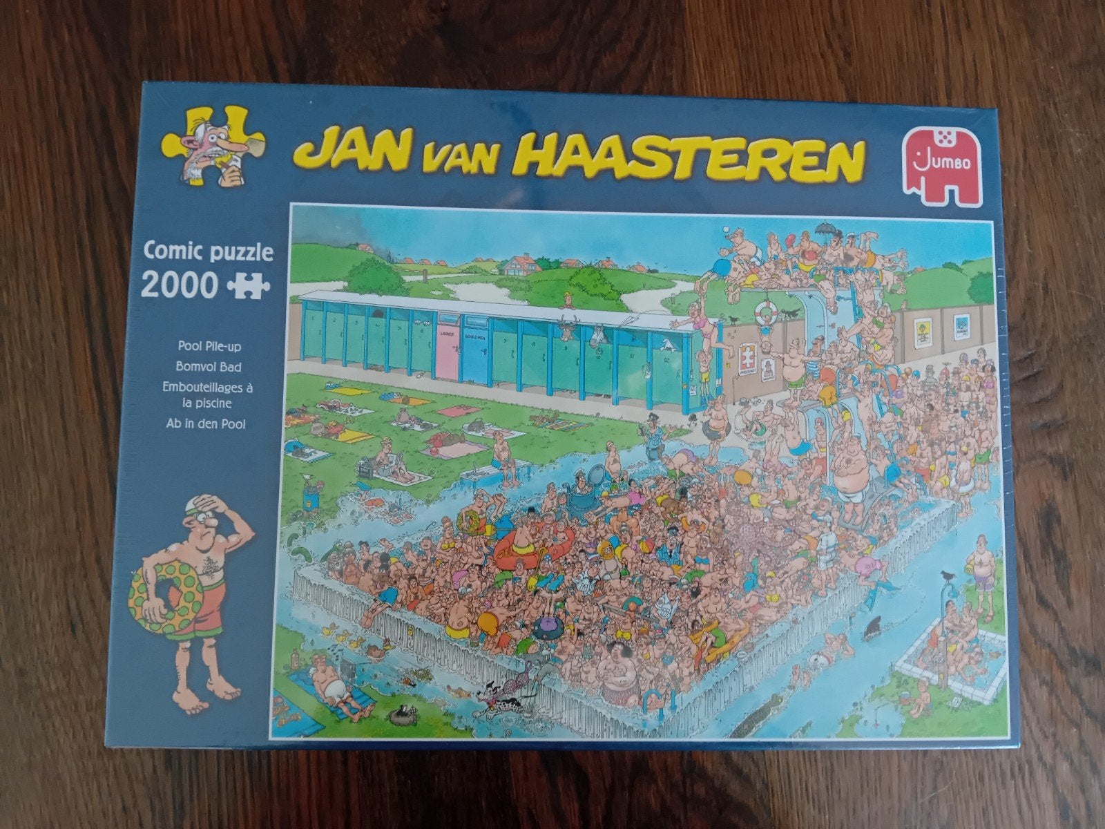 Jan van Haasteren, bomvol bad, 2000, nieuw!, Ophalen of Verzenden, Meer dan 1500 stukjes, Nieuw