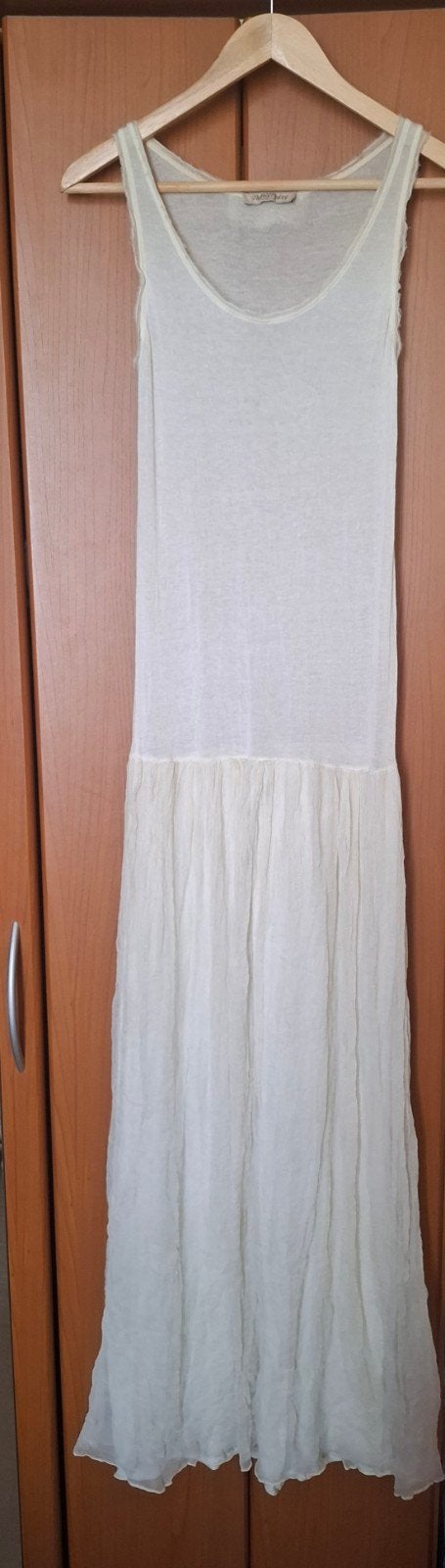 Boho Ibiza Witte Maxidress Maat L - Nonà Nucci, Nonà Nucci, Wit, Maat 42/44 (L), Ophalen of Verzenden