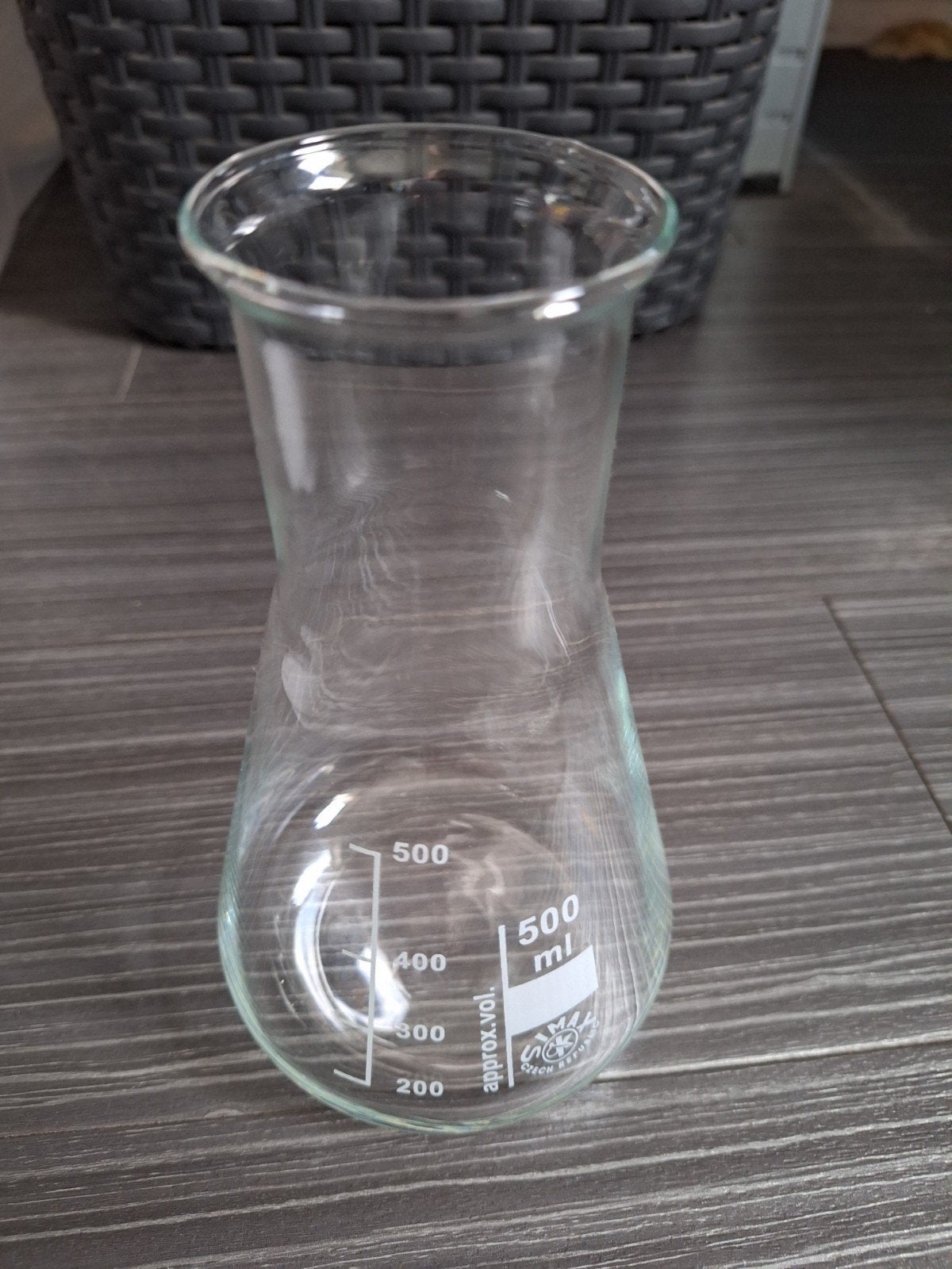 Vuurvaste maatbeker - Erlenmeyer 500 ml, Overige typen, Ophalen, Gebruikt, Glas