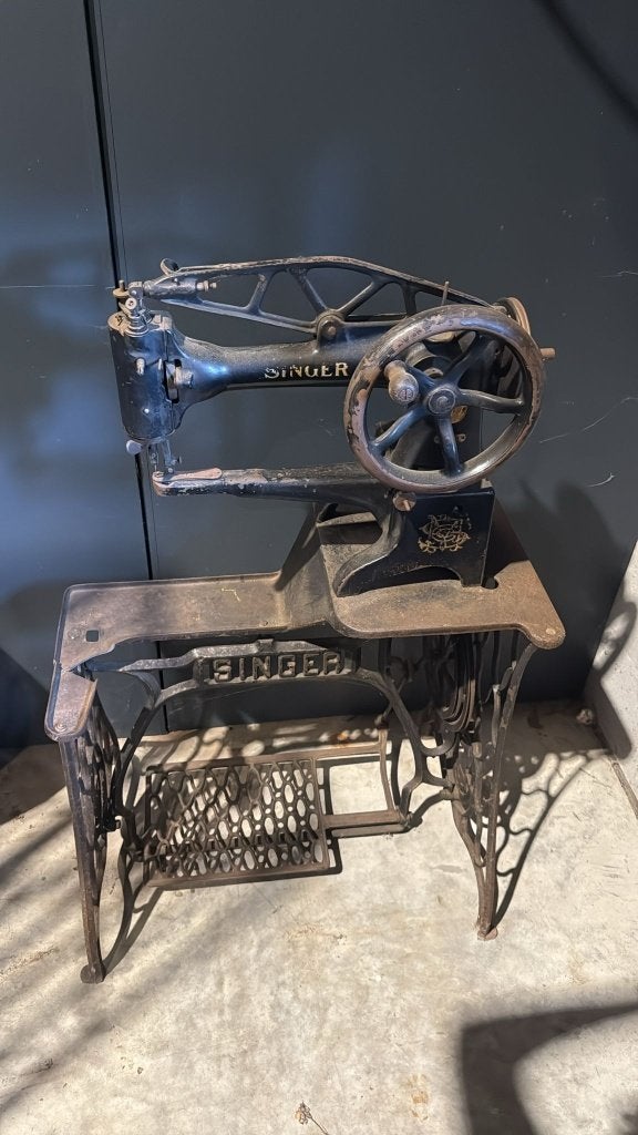 Antieke Singer Naaimachine - Decoratief Stuk, Ophalen, Overige typen