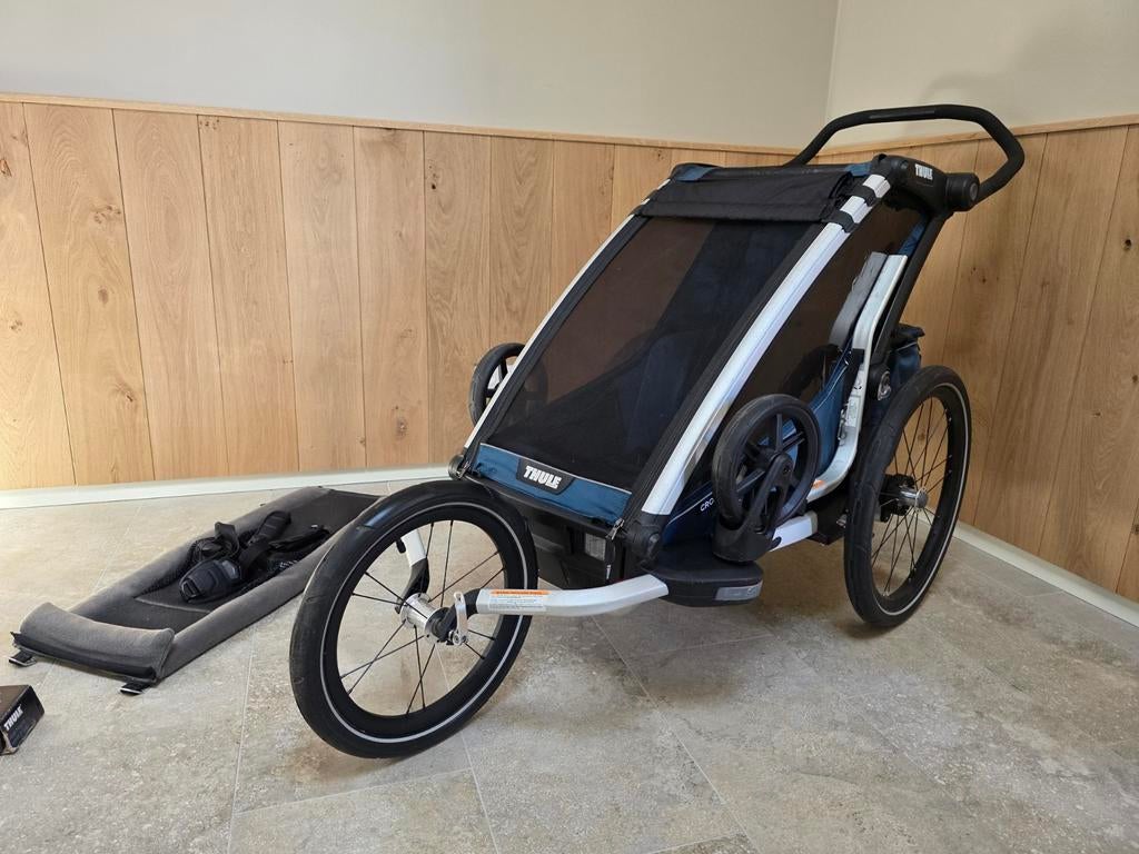 Thule Chariot Cross 1 - compleet, Gebruikt, Luchtbanden, Combiwagen, Ophalen