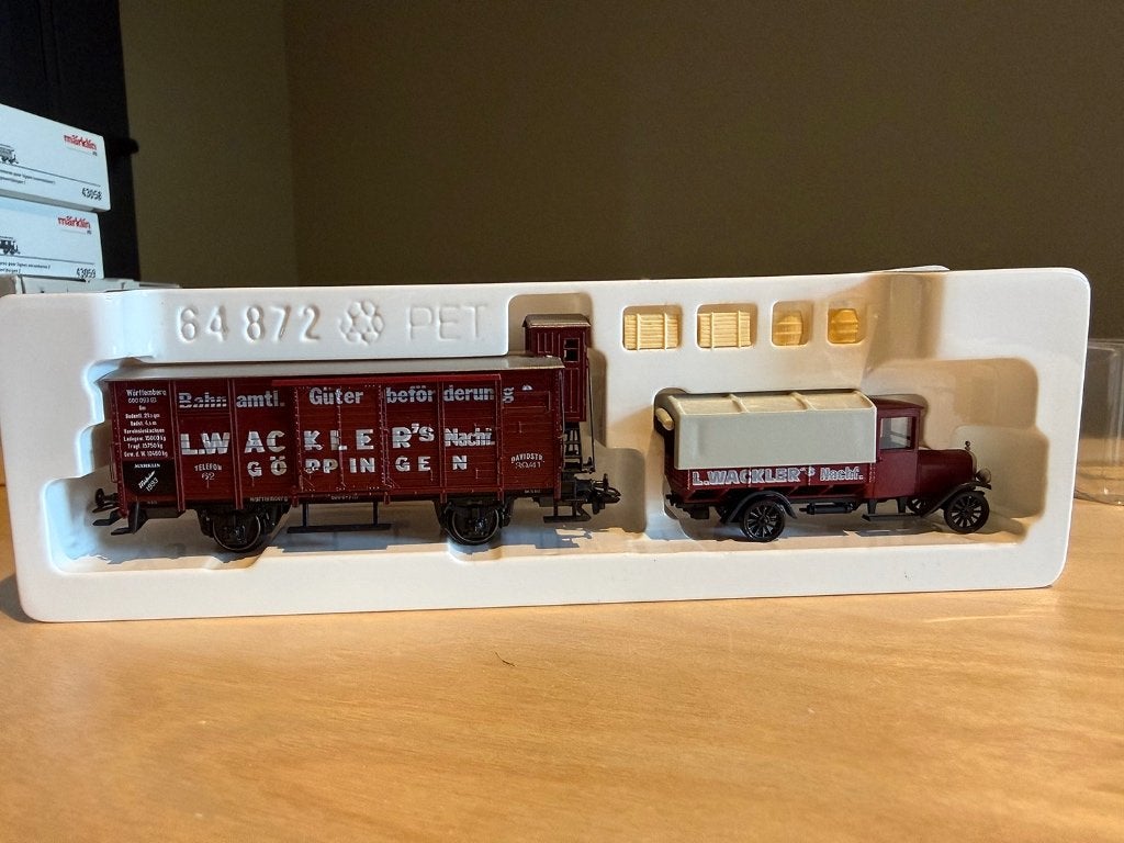 Märklin Museum 1993 H0 Goederenwagon van de K.W.St.E., Wisselstroom, Ophalen of Verzenden, Märklin, Nieuw