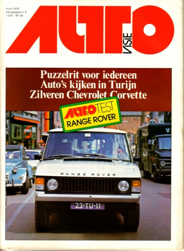 Autovisie test Range Rover Mei 1978, Ophalen of Verzenden, Gelezen, Overige merken