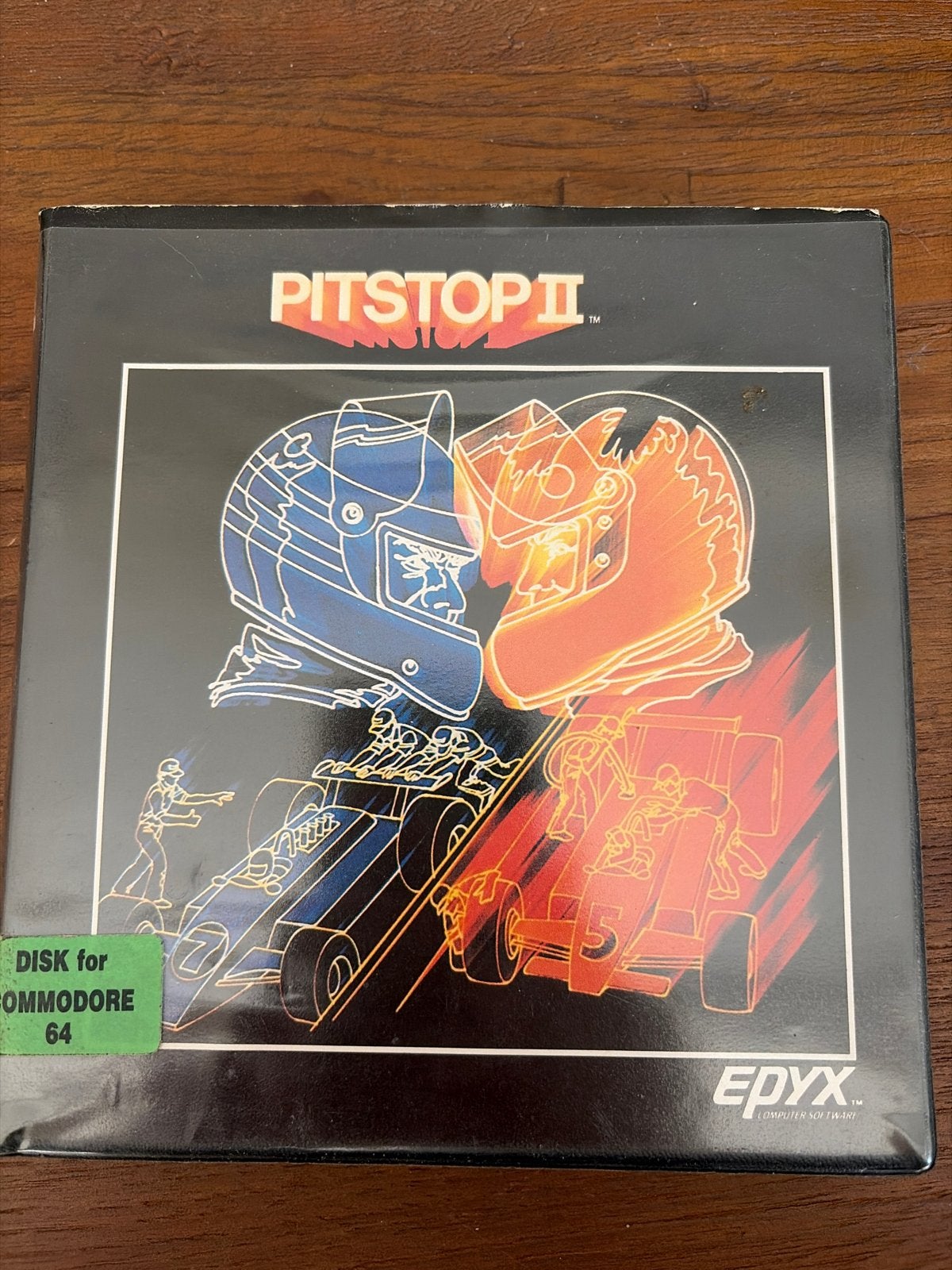 Pitstop II - Commodore 64 (Vintage Racegame), Gebruikt, Racen en Vliegen, 2 spelers, Eén computer