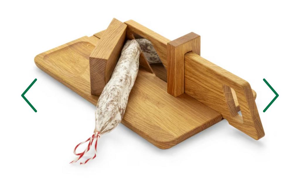 Houten snijplank met worstsnijder ( niew), Gebruikt, Hout, Snij-/serveerplank, Ophalen of Verzenden