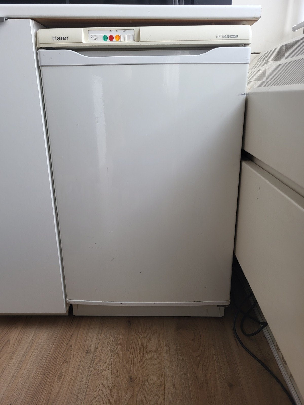 Haier vriezer, gebruikt, Witgoed en Apparatuur, Vriezers en Diepvrieskisten, Ophalen, Gebruikt, Minder dan 60 cm, 85 tot 120 cm