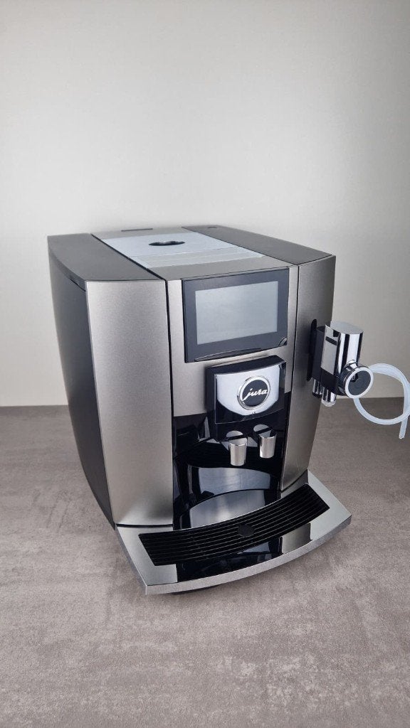 Jura J8 Midnight Silver (EA), Espresso apparaat, 10 kopjes of meer, Refurbished, Ophalen of Verzenden