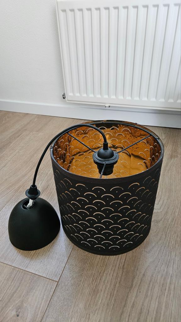Zwarte hanglamp Ikea Nymö, Ophalen, Zo goed als nieuw, Rond