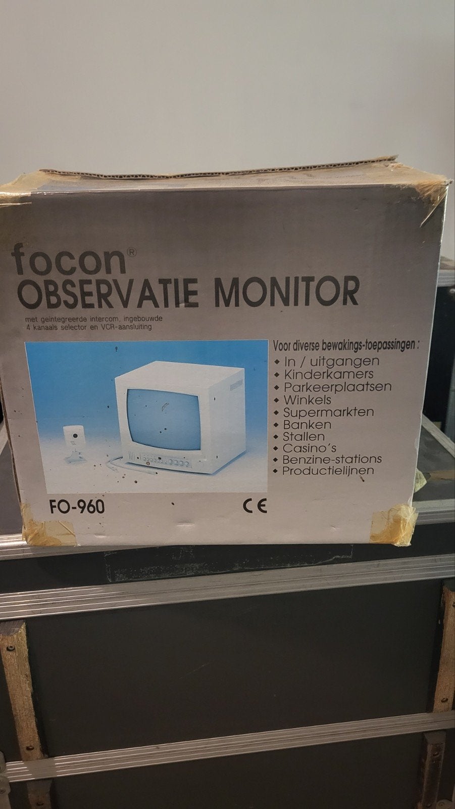Focon Observatie Monitor FO-960 met camera en kabels, Ophalen, Gebruikt, Binnencamera
