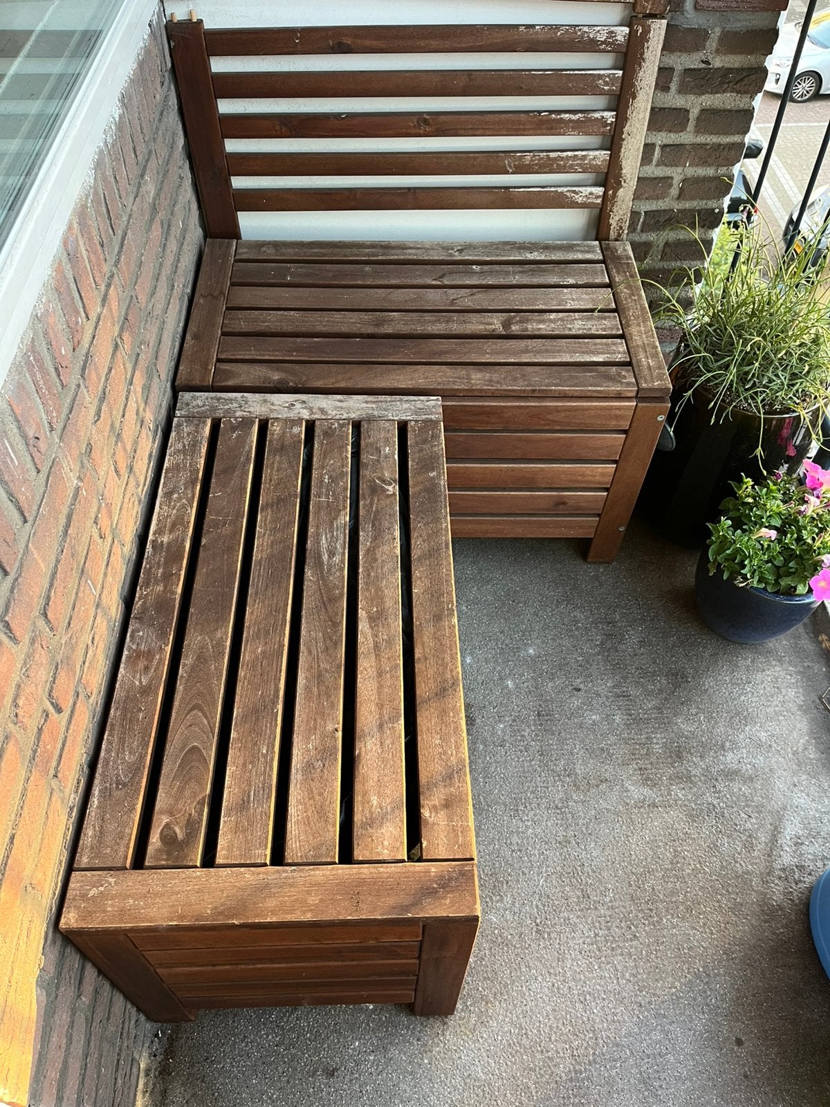 T.E.A.B IKEA NÄMMARÖ tuinkist - 80x40x45 cm, Tuin en Terras, Ophalen, Gebruikt, Hout