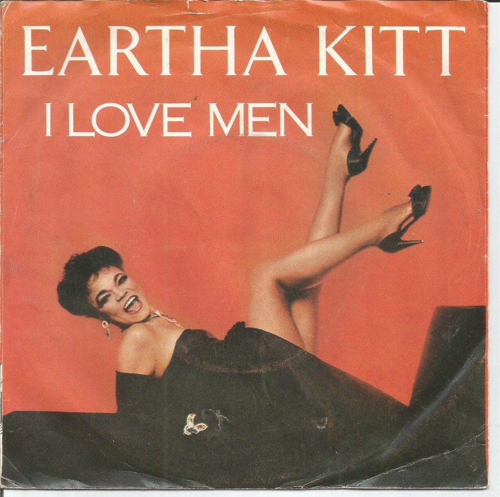 Eartha Kitt ‎– I Love Men (1984) DISCO, Gebruikt, Fotohoes, 7 inch, Ophalen of Verzenden
