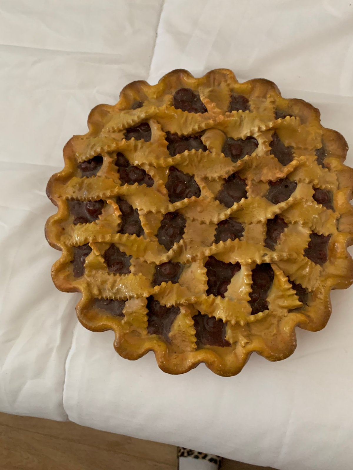 Decoratie appeltaart, Ophalen, Zo goed als nieuw