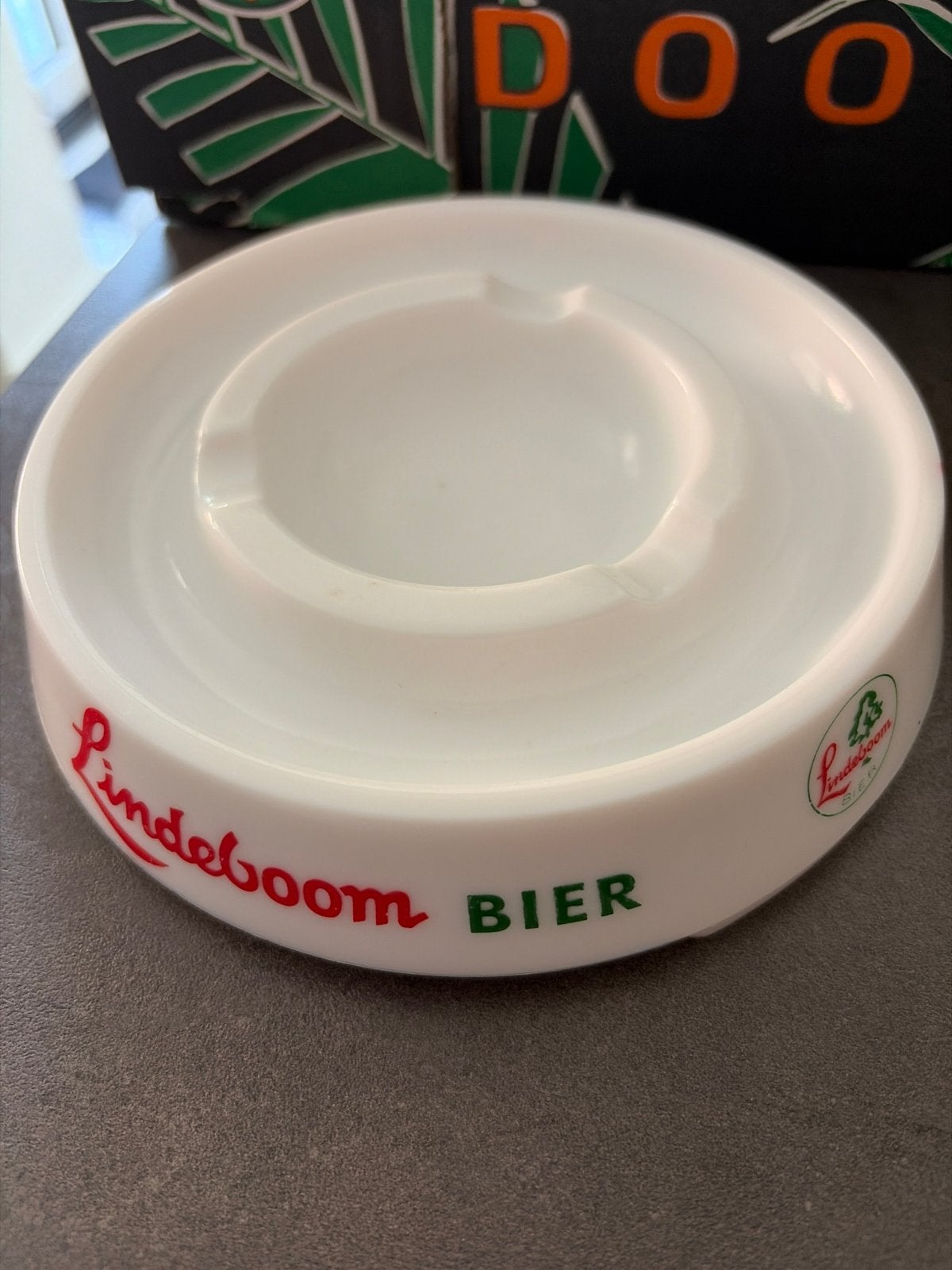 Vintage Lindeboom Bier Asbak - Zo goed als nieuw, Verzamelen, Biermerken, Ophalen of Verzenden, Zo goed als nieuw, Overige typen