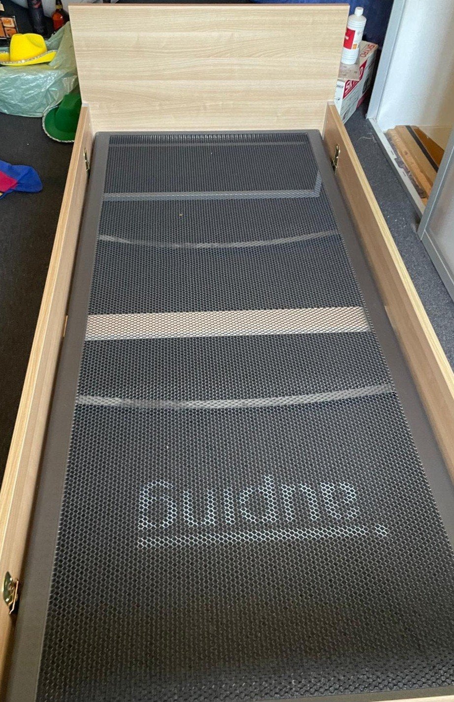 Auping eenpersoonsbed spiraalbodem., Ophalen, Gebruikt, 90 cm, Eenpersoons