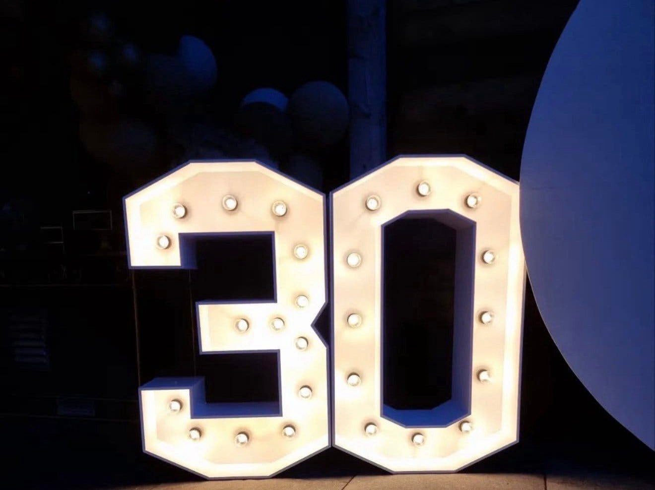 XXL LICHTCIJFERS TE HUUR, Ophalen, Nieuw, Verjaardag