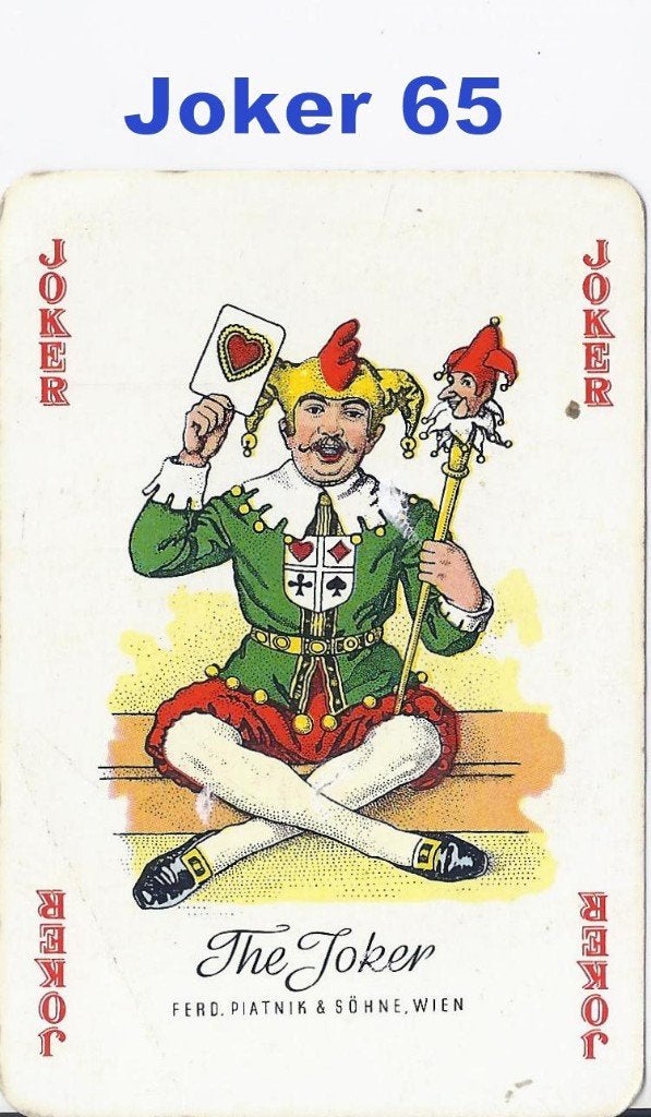 SO Joker65: speelkaart Joker, Ophalen of Verzenden, Zo goed als nieuw, Joker(s)