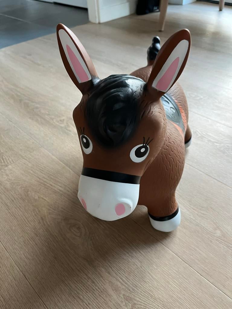 Opblaasbaar skippypaard bruin, Ophalen of Verzenden, Zo goed als nieuw
