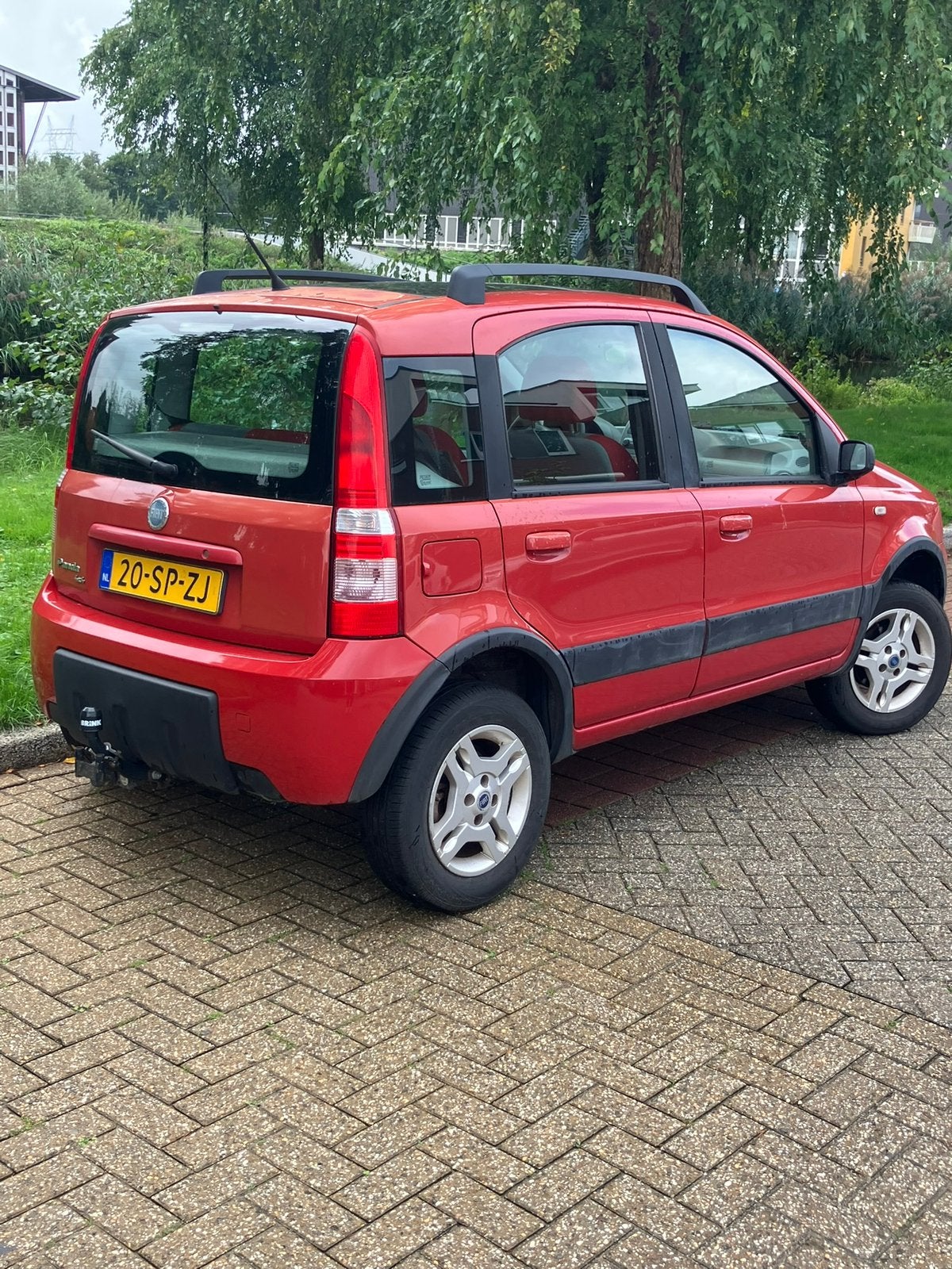Fiat Panda 1.2 4X4 2006 Rood, Auto's, 15 km/l, 40 €/maand, 1242 cc, Origineel Nederlands