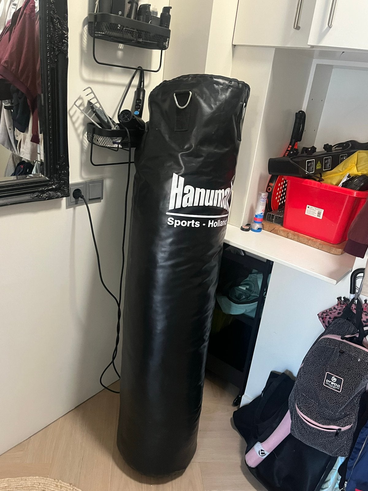 Hanumat Bokszak - Zwart, Sport en Fitness, Boksen, Ophalen, Gebruikt, Bokszak