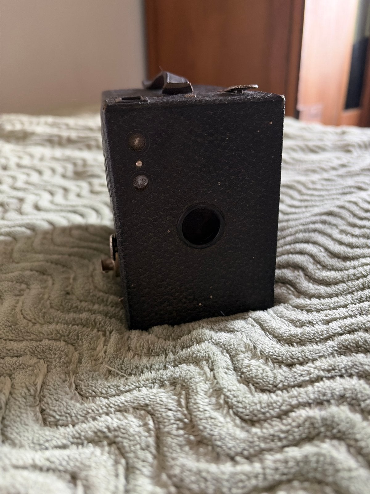 Vintage Boxcamera - Antieke Fotocamera, Ophalen of Verzenden, Gebruikt, Compact, Overige Merken