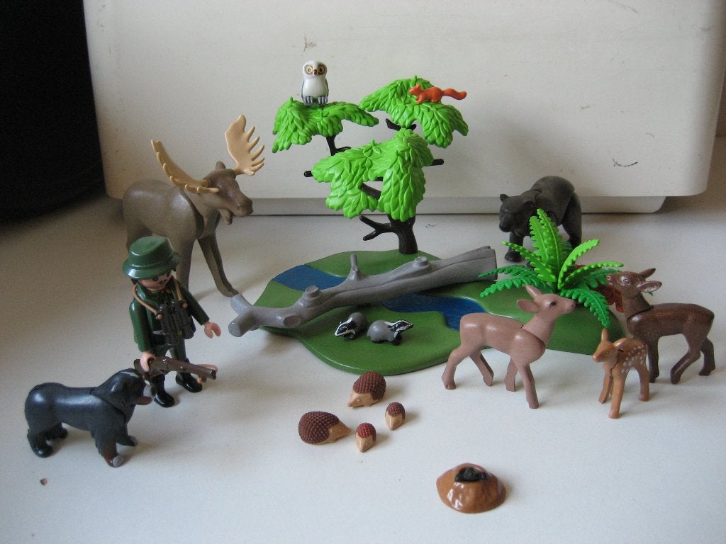 playmobil boswachter bij de kreek met bosdieren, Kinderen en Baby's, Speelgoed | Playmobil, Ophalen of Verzenden, Zo goed als nieuw