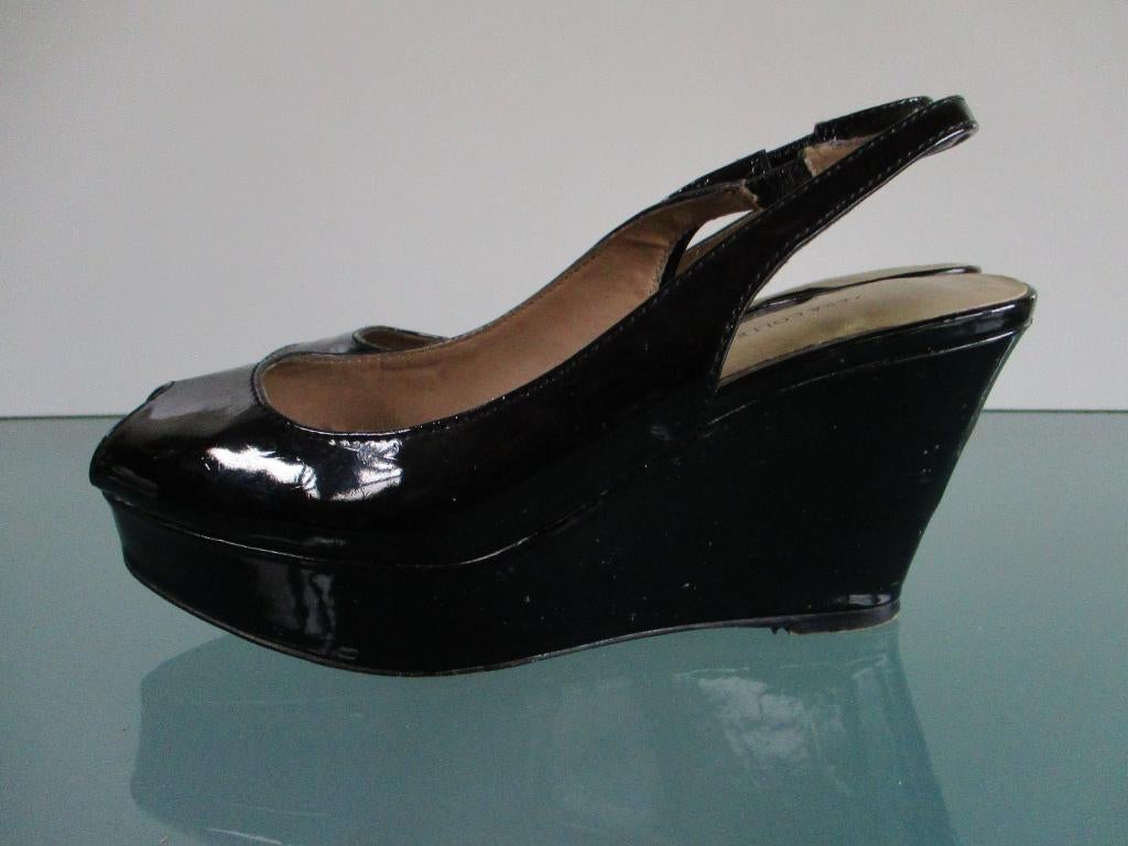 Zara sandalen 36 lak zwart | Gratis verzenden, Verzenden, Sandalen of Muiltjes, Zo goed als nieuw, Zara