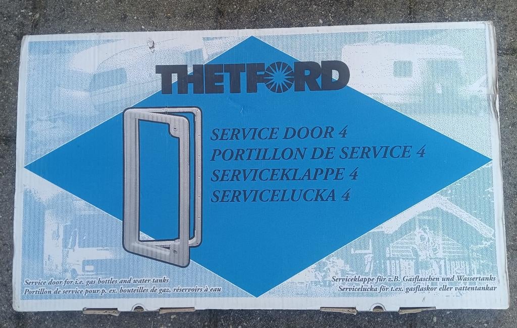 Nieuwe Thetford service door 4, Ophalen of Verzenden, Nieuw