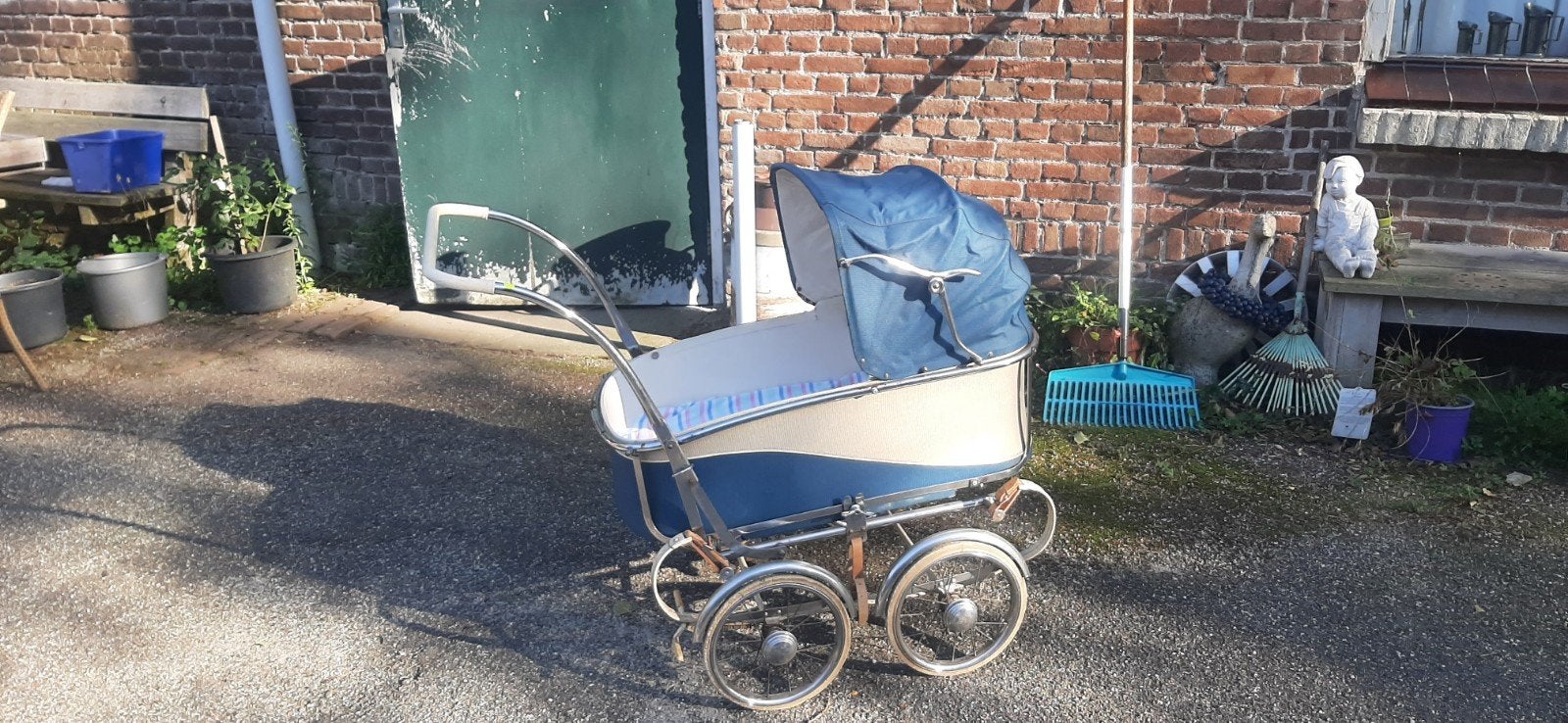 Antieke Kinderwagen, Ophalen, Gebruikt, Overige merken