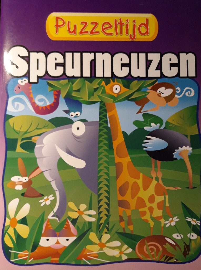 Puzzeltijd Speurneuzen - Zo goed als nieuw, Ophalen of Verzenden, Minder dan 500 stukjes, Zo goed als nieuw, Puzzelboek