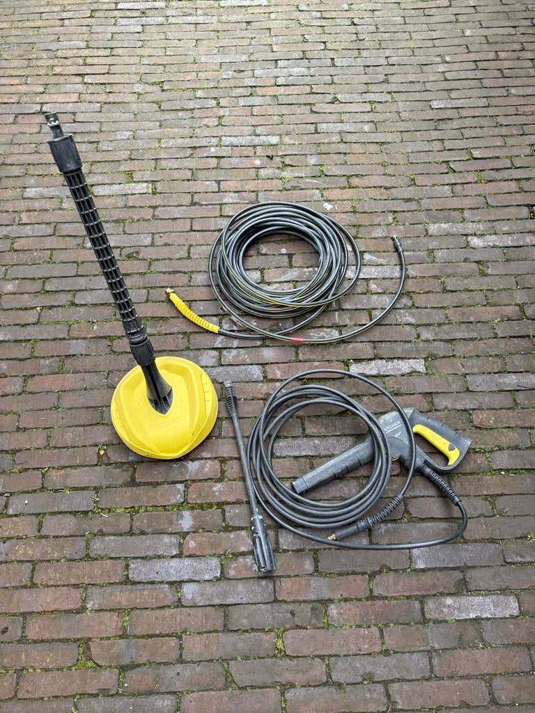 Kärcher accessoires: terrasreiniger en hogedrukspu, Ophalen of Verzenden, Gebruikt, Elektrisch