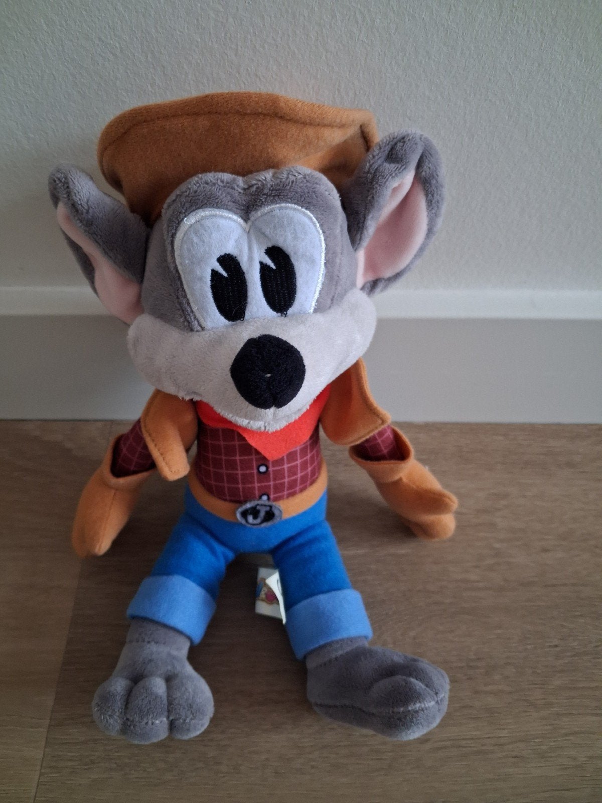 Knuffel Julianatoren Jul cowboy muis L777, Ophalen of Verzenden, Zo goed als nieuw, Overige typen