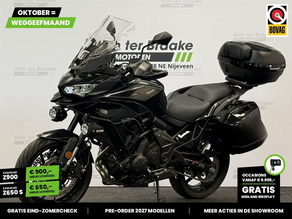 Kawasaki Versys 650 ABS Grand Tourer (bj 2024) 6,570 km, 2 cilinders, 649 cc, Bedrijf, Onbekend