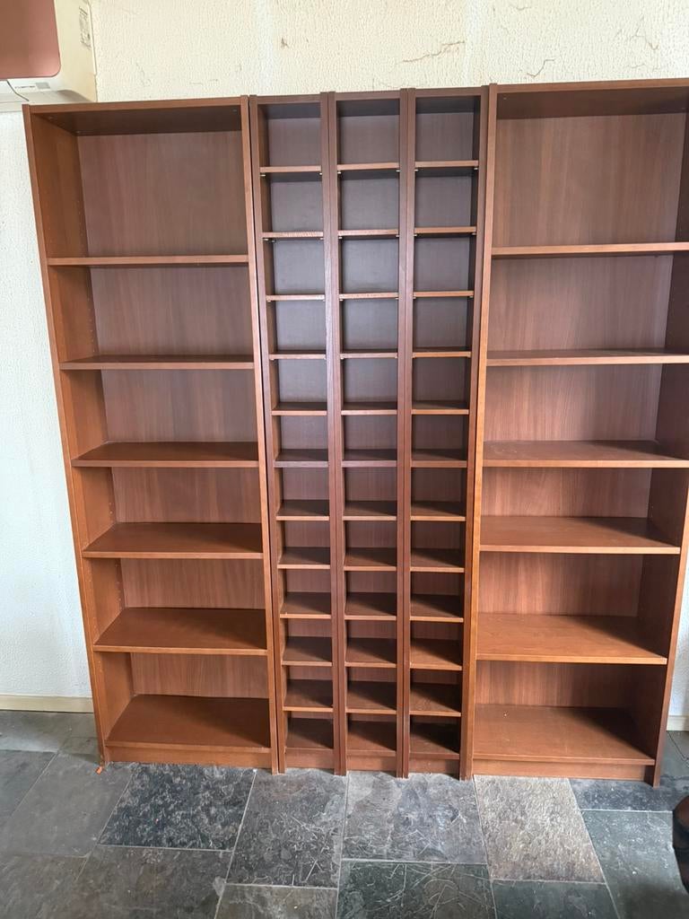 Billy boeken kast met middenstuk maten zie foto’s, Ophalen, 200 cm of meer, 50 tot 100 cm, Zo goed als nieuw