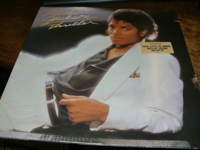 Michael Jackson ‎– Thriller Epic  LP   Gatefold Europe 1982 , Cd's en Dvd's, Vinyl | Rock, Gebruikt, Inclusief binnenhoes, Poprock