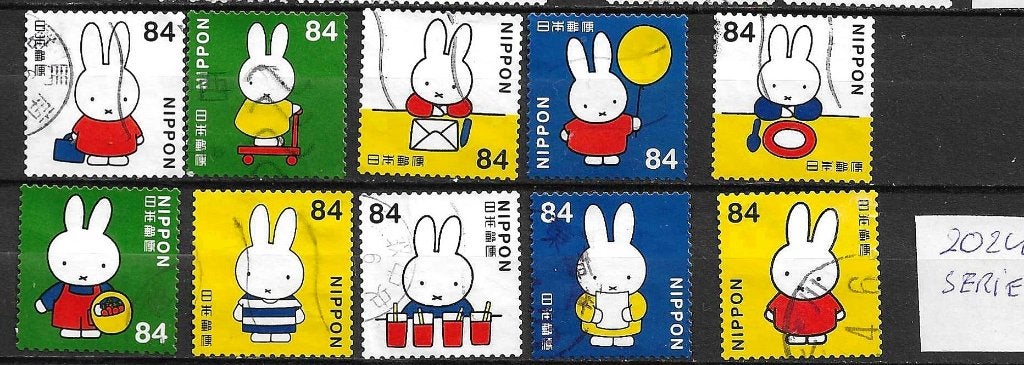 Japan serie nijntje 2024, Ophalen of Verzenden, Gestempeld, Oost-Azië