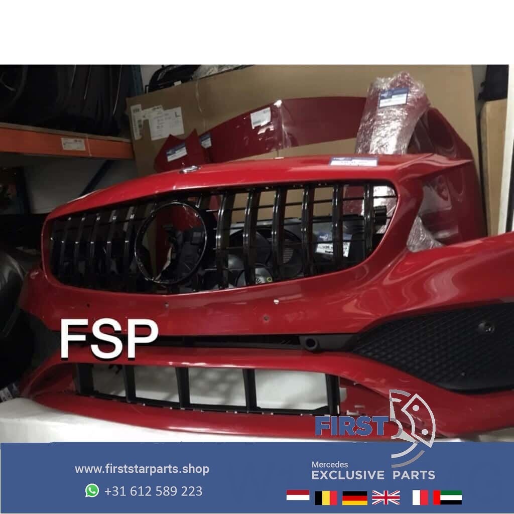 W176 FACELIFT AMG VOORKOP ROOD Mercedes A Klasse 2015-2019 F, Auto-onderdelen, Gebruikt, -, Voor, Ophalen of Verzenden