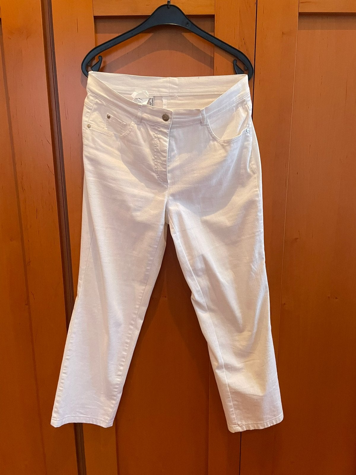 Witte jeans - Maat 42, Kleding | Dames, Wit, Maat 42/44 (L), Ophalen of Verzenden, Lang
