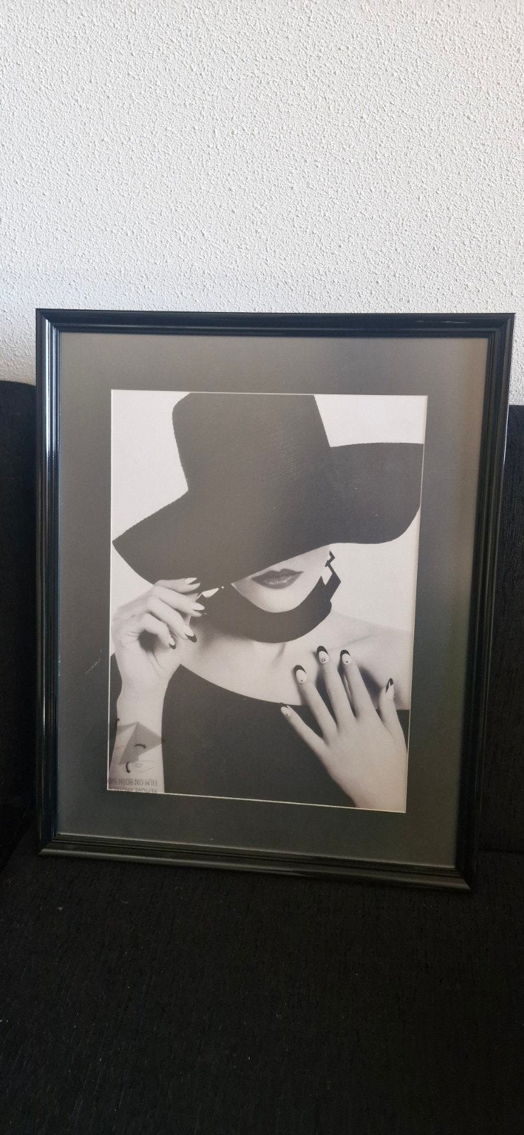 Nieuwe zwarte fotolijst 40x50 cm, Ophalen, Nieuw, Fotolijst, Met ophangsysteem