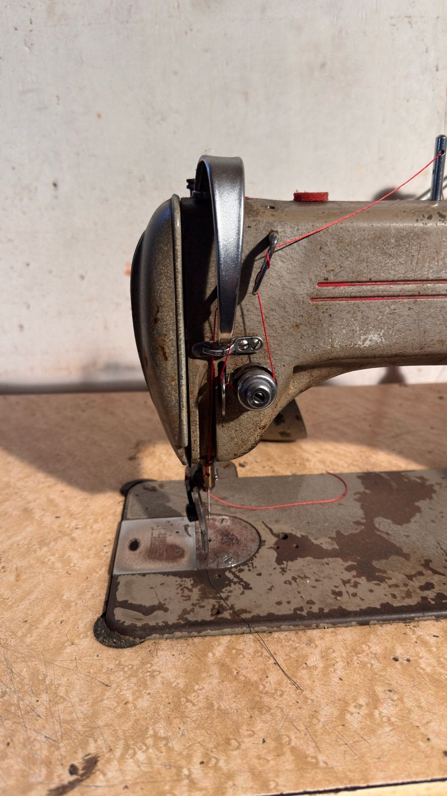 Pfaff 393 Rolvoet Industriële Naaimachine op Krachtstroom, Ophalen, Naaimachine, Industrieel, Gebruikt