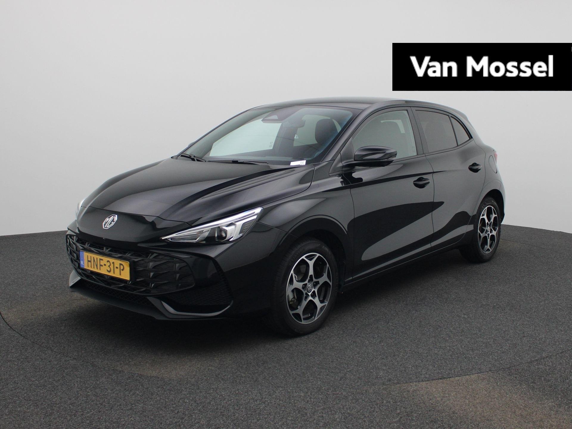 MG 3 1.5 Hybrid+ Luxury | Apple Carplay | Camera | Leder, Auto's, 194 pk, 4 cilinders, 1283 kg, Zwart