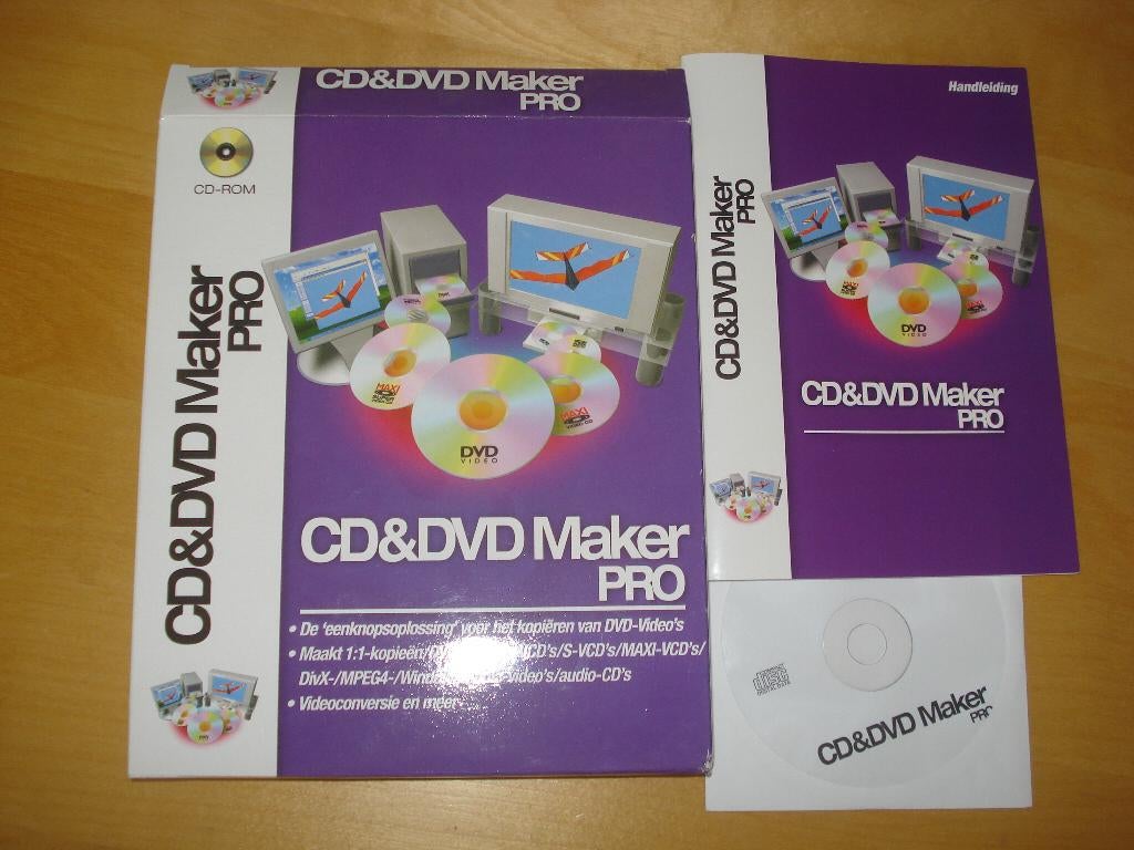 CD&DVD maker Pro, Computers en Software, Audio-software, Ophalen of Verzenden, Gebruikt, Windows